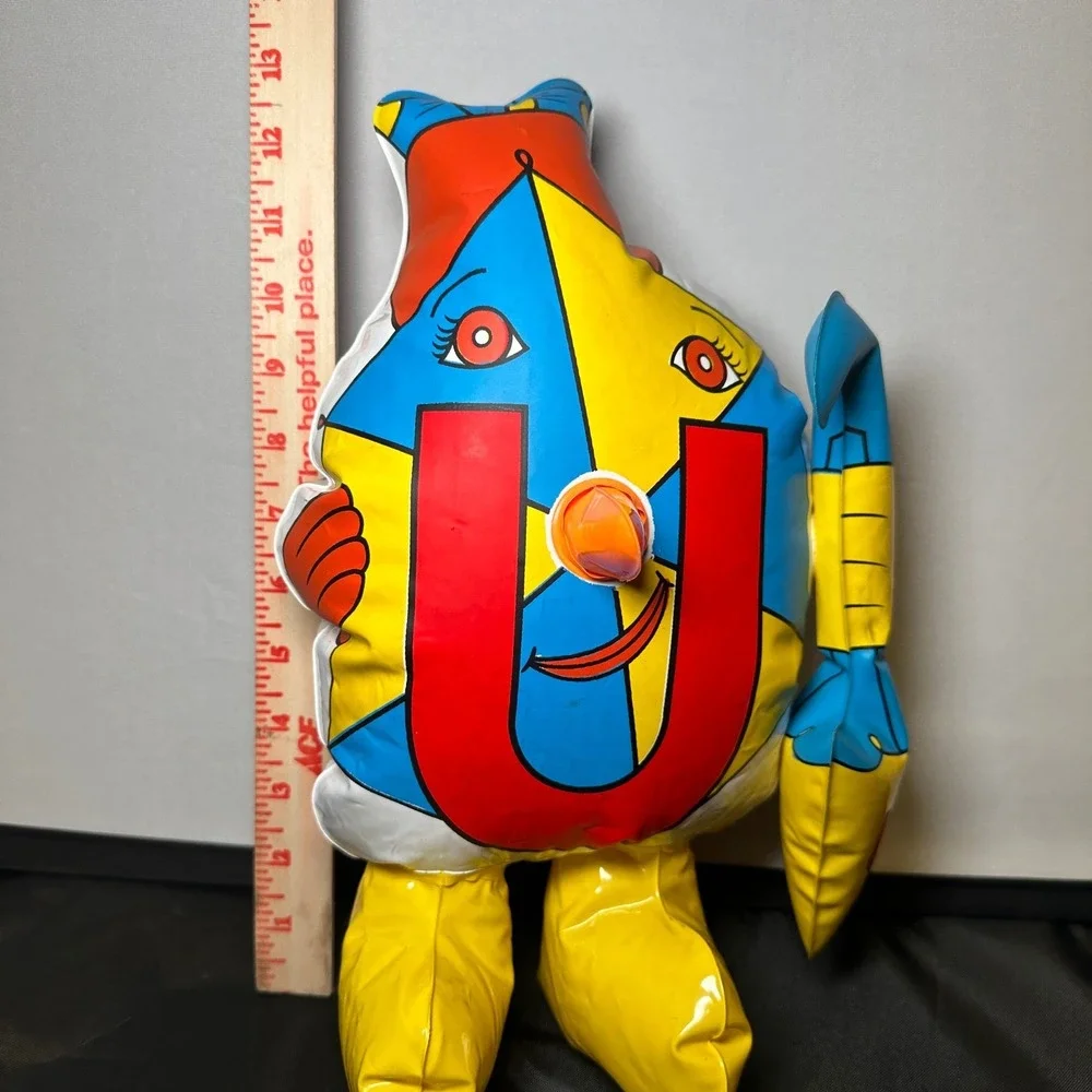 Vintage 1971 Inflatable The Letter People Miss‎ U Upsy Daisy Umbrella Arista C